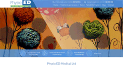 Desktop Screenshot of physioedmedical.co.uk