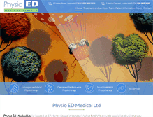 Tablet Screenshot of physioedmedical.co.uk